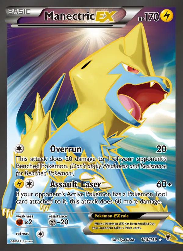 Image of Manectric-EX Phantom Forces (PHF) #113