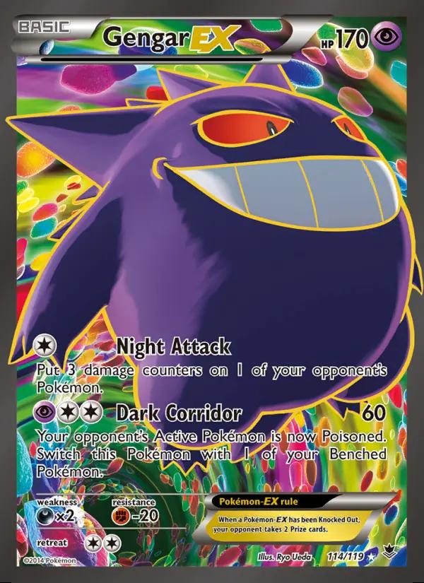 Image of Gengar-EX Phantom Forces (PHF) #114