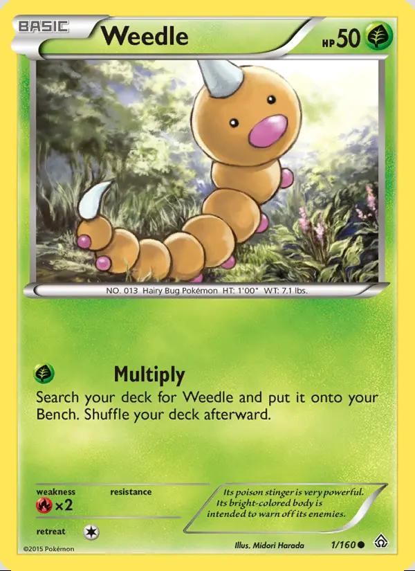 Image of Weedle Primal Clash (PRC) #1