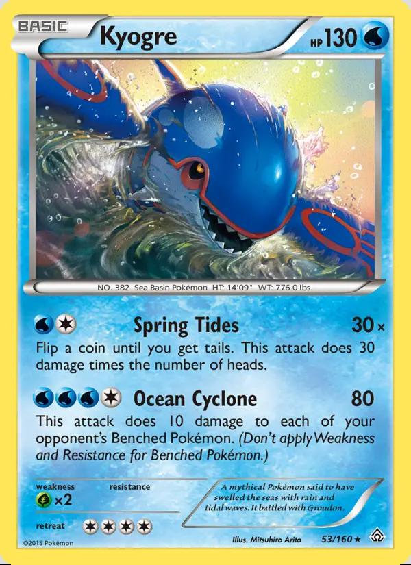 Image of Kyogre Primal Clash (PRC) #53