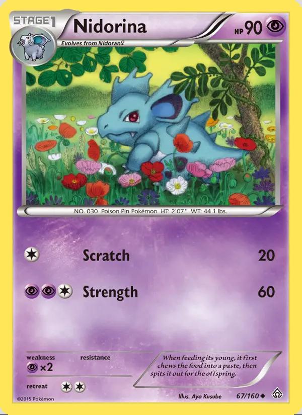Image of Nidorina Primal Clash (PRC) #67