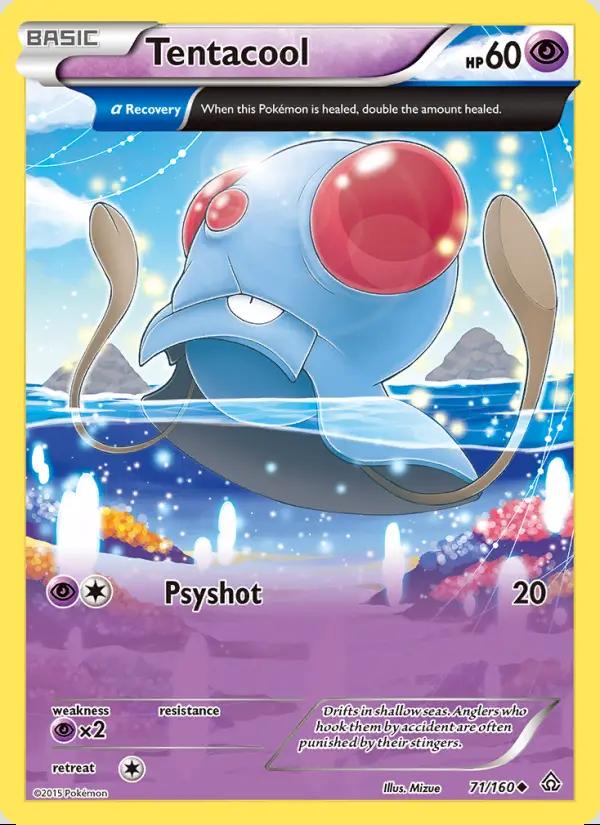 Image of Tentacool Primal Clash (PRC) #71