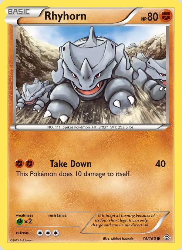 Image of Rhyhorn Primal Clash (PRC) #74