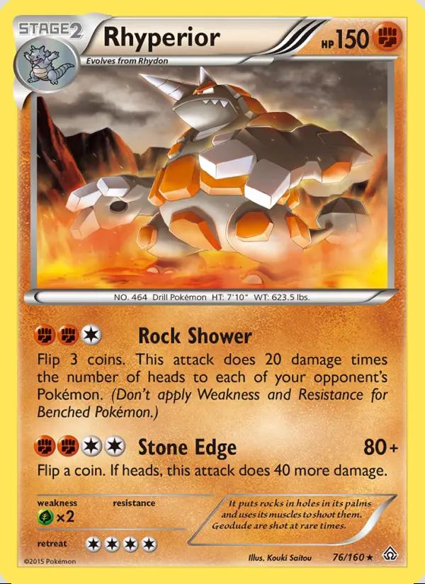 Image of Rhyperior Primal Clash (PRC) #76