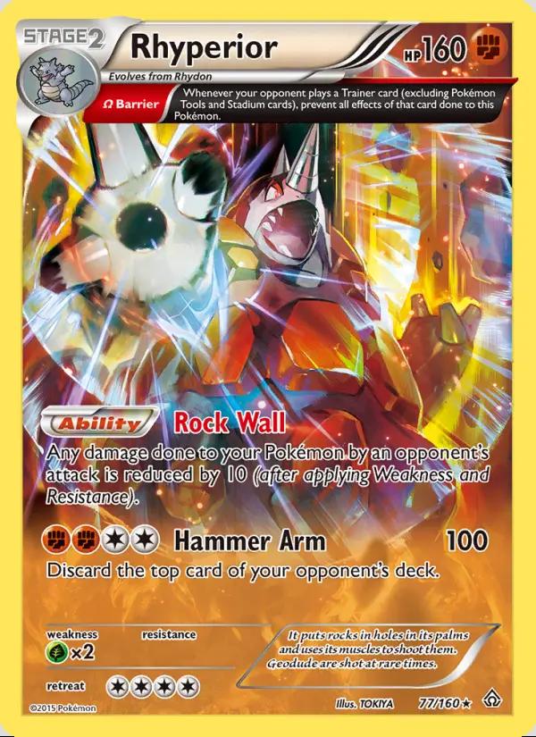 Image of Rhyperior Primal Clash (PRC) #77