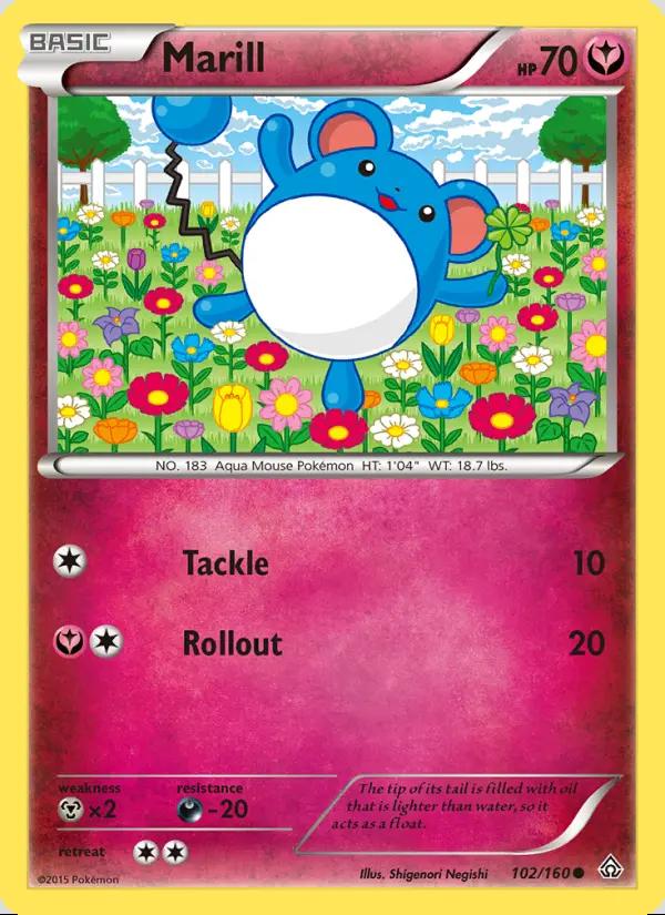 Image of Marill Primal Clash (PRC) #102