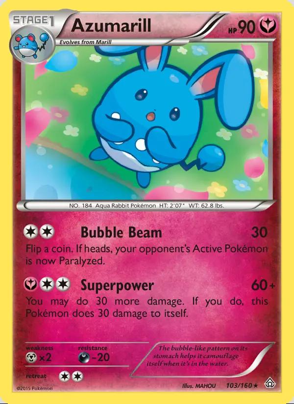 Azumarill Side Azumarill (103/160) – Side Shuffle Pty Ltd