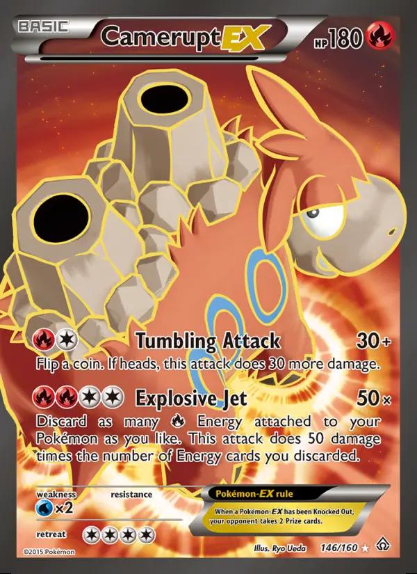 Image of Camerupt-EX Primal Clash (PRC) #146