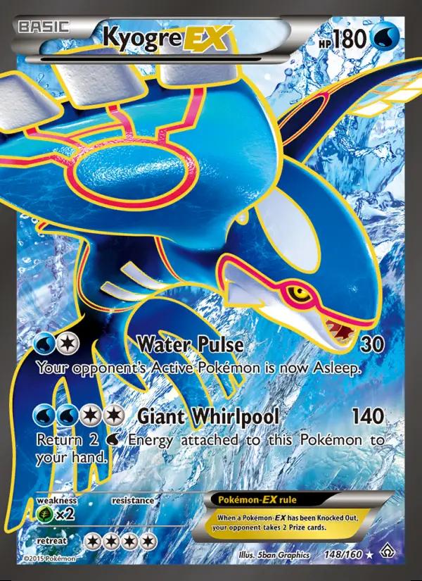 Image of Kyogre-EX Primal Clash (PRC) #148