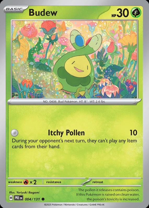 Image of Budew Prismatic Evolutions (PRE) #004