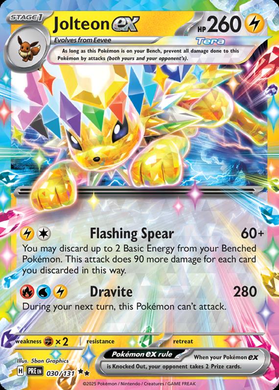 Image of Jolteon ex Prismatic Evolutions (PRE) #030