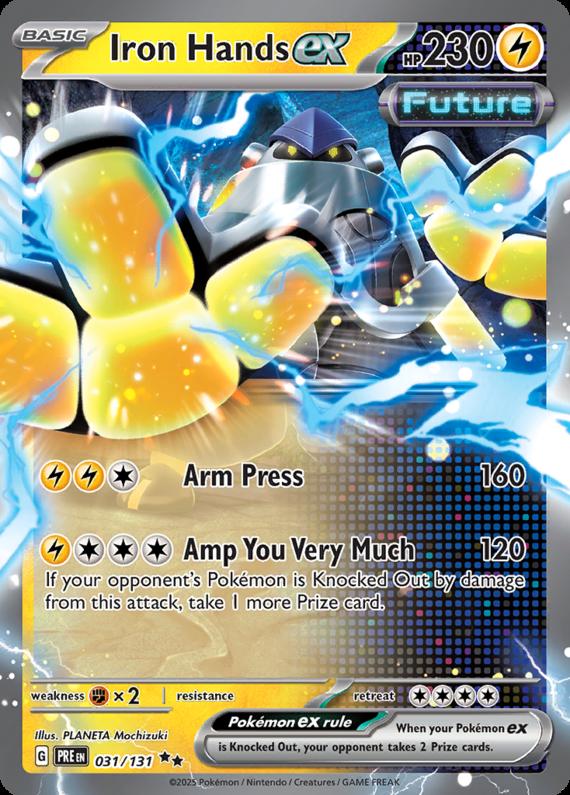 Image of Iron Hands ex Prismatic Evolutions (PRE) #031