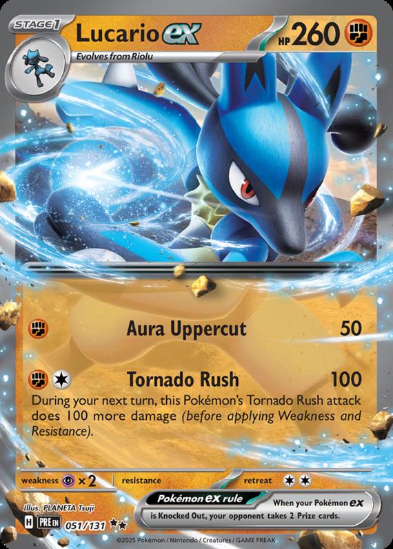 Image of Lucario ex Prismatic Evolutions (PRE) #051