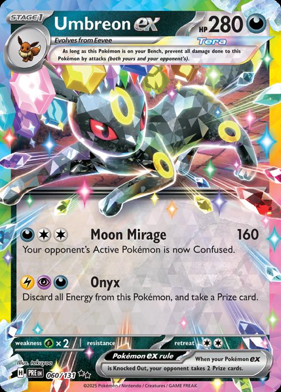 Image of Umbreon ex Prismatic Evolutions (PRE) #060