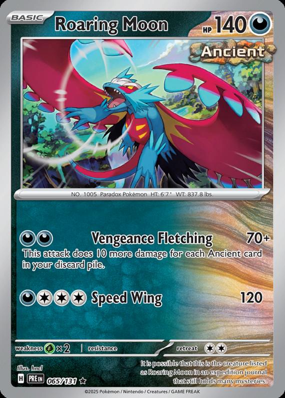 Image of Roaring Moon Prismatic Evolutions (PRE) #065