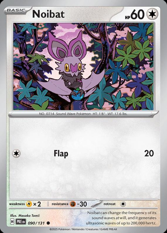 Image of Noibat Prismatic Evolutions (PRE) #090