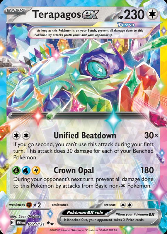 Image of Terapagos ex Prismatic Evolutions (PRE) #092