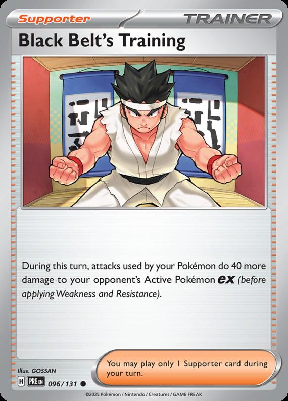 Image of Black Belt's Training Prismatic Evolutions (PRE) #096