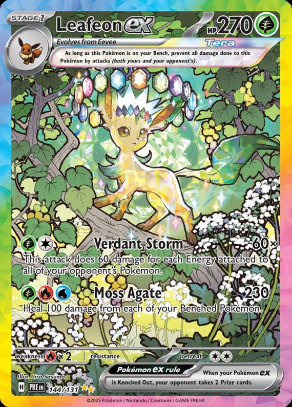 Image of Leafeon ex Prismatic Evolutions (PRE) #144