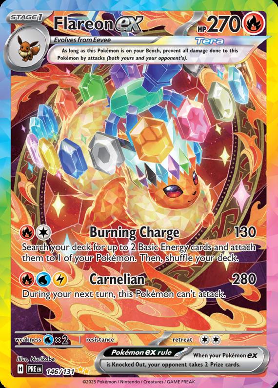 Image of Flareon ex Prismatic Evolutions (PRE) #146