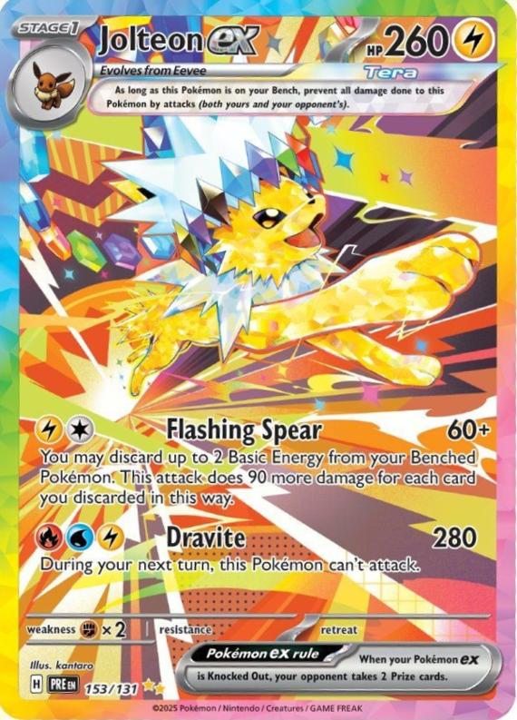 Image of Jolteon ex Prismatic Evolutions (PRE) #153