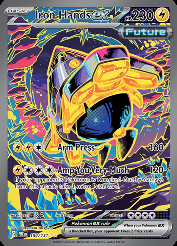 Image of Iron Hands ex Prismatic Evolutions (PRE) #154