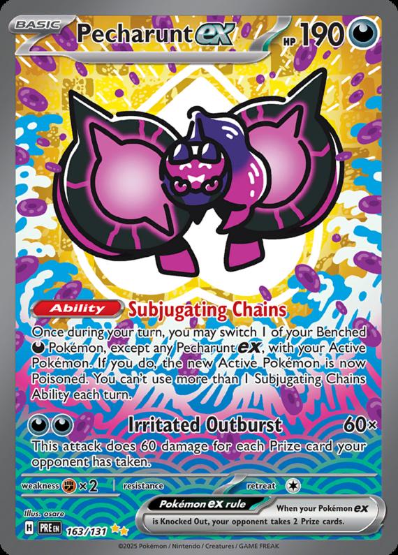 Image of Pecharunt ex Prismatic Evolutions (PRE) #163