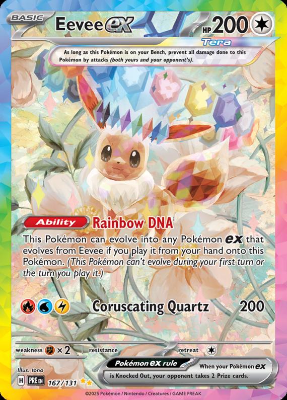 Image of Eevee ex Prismatic Evolutions (PRE) #167