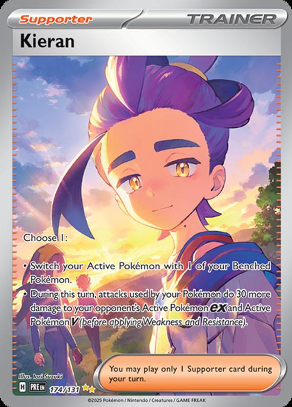 Image of Kieran Prismatic Evolutions (PRE) #174