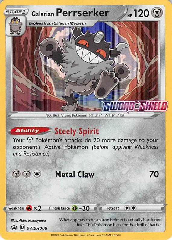 Image of Galarian Perrserker Sword and Shield Promos #SWSH008