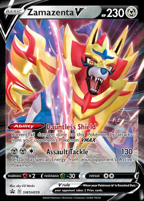 Image of Zamazenta V Sword and Shield Promos #SWSH019