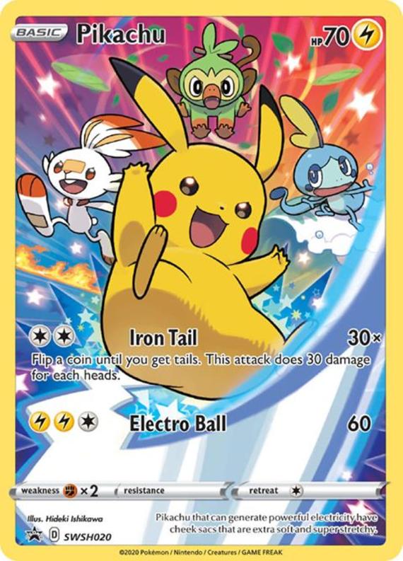 Image of Pikachu Sword and Shield Promos #SWSH020