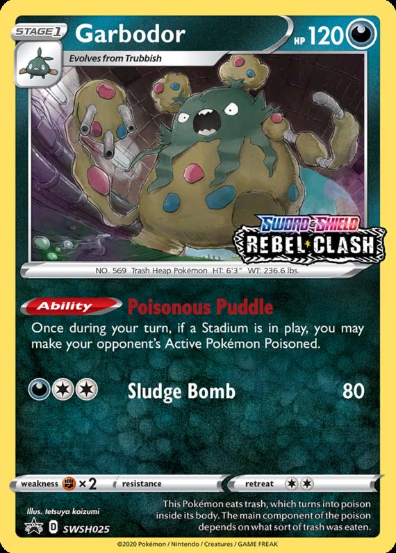 Image of Garbodor Sword and Shield Promos #SWSH025