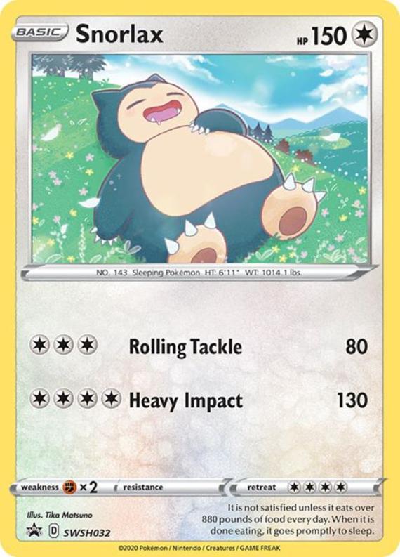 Image of Snorlax Sword and Shield Promos #SWSH032