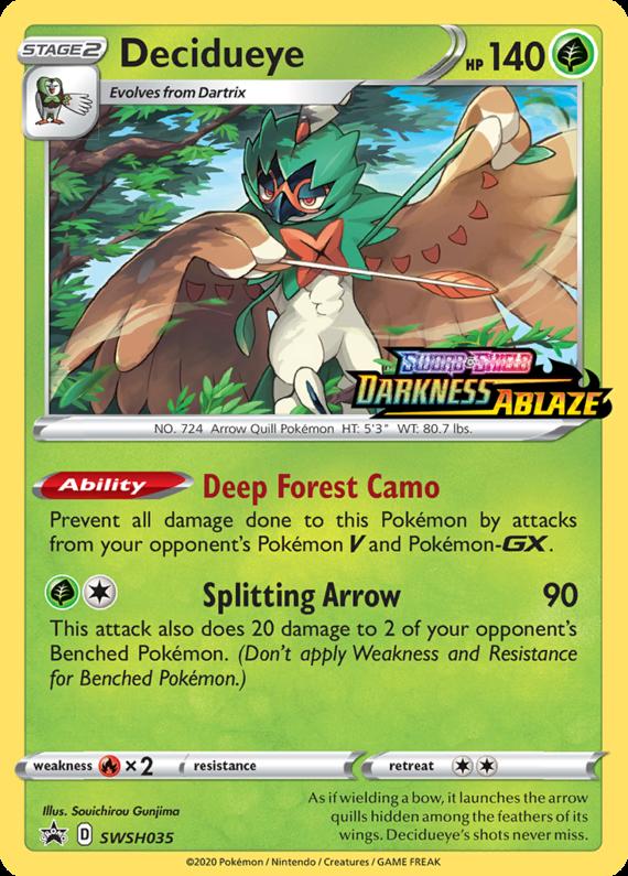 Image of Decidueye Sword and Shield Promos #SWSH035