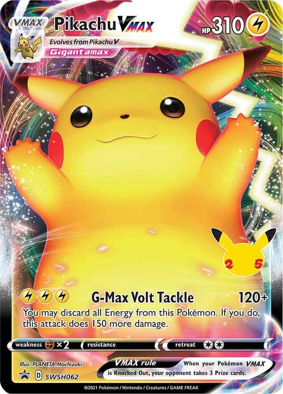 Image of Pikachu VMAX Sword and Shield Promos #SWSH062