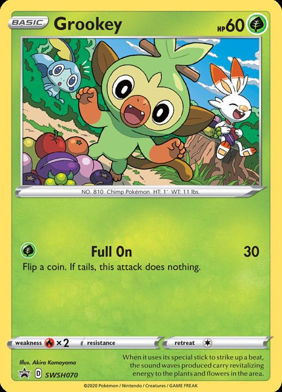 Image of Grookey Sword and Shield Promos #SWSH070