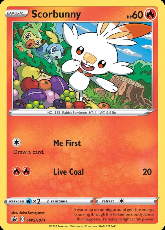 Image of Scorbunny Sword and Shield Promos #SWSH071