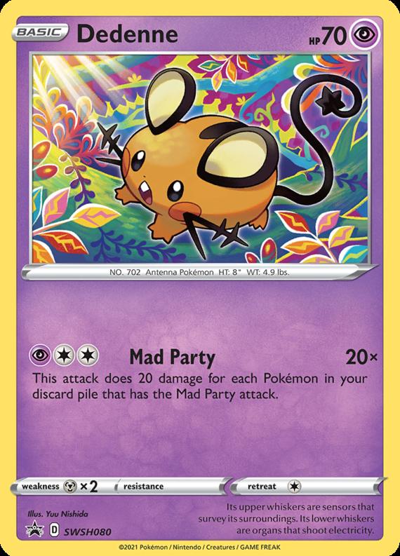 Image of Dedenne Sword and Shield Promos #SWSH080