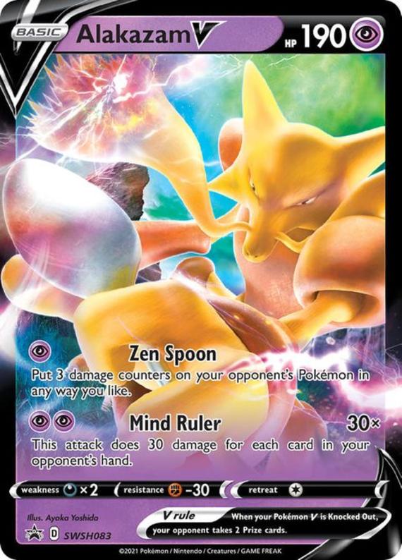 Image of Alakazam V Sword and Shield Promos #SWSH083