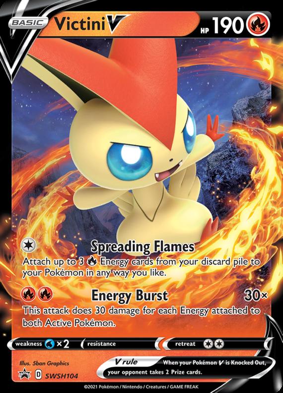 Image of Victini V Sword and Shield Promos #SWSH104