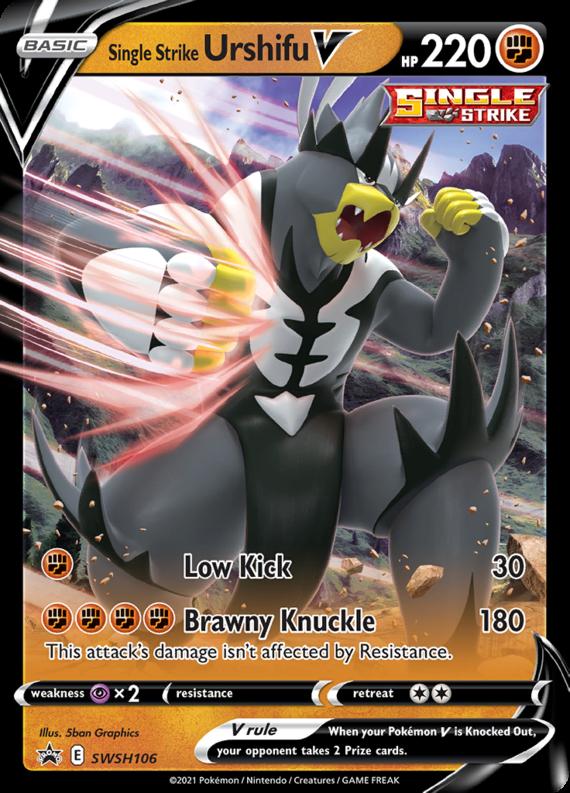 Image of Single Strike Urshifu V Sword and Shield Promos #SWSH106