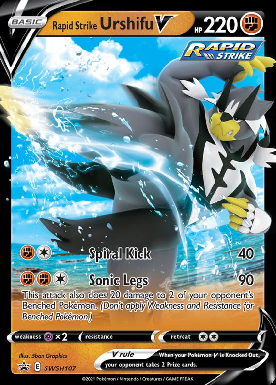 Image of Rapid Strike Urshifu V Sword and Shield Promos #SWSH107