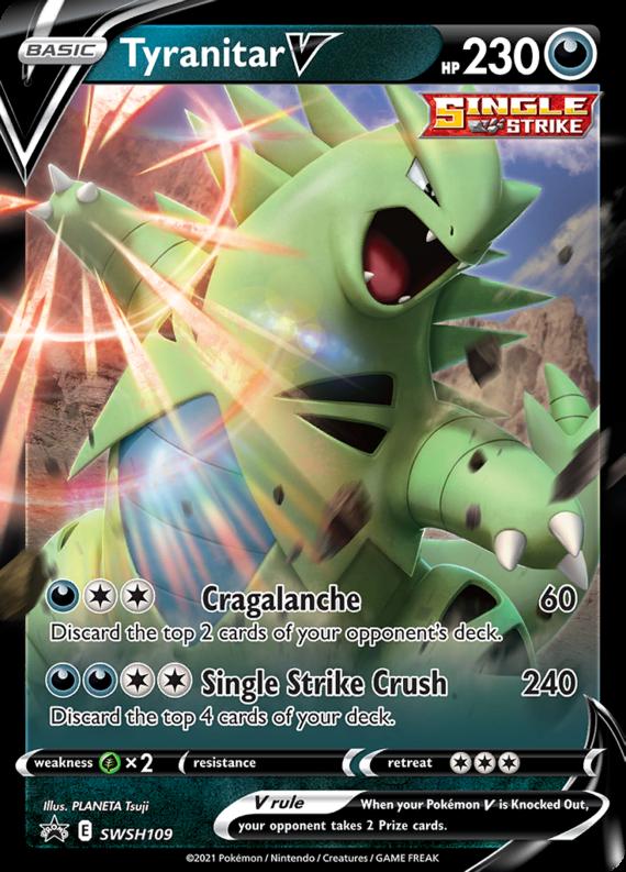 Image of Tyranitar V Sword and Shield Promos #SWSH109