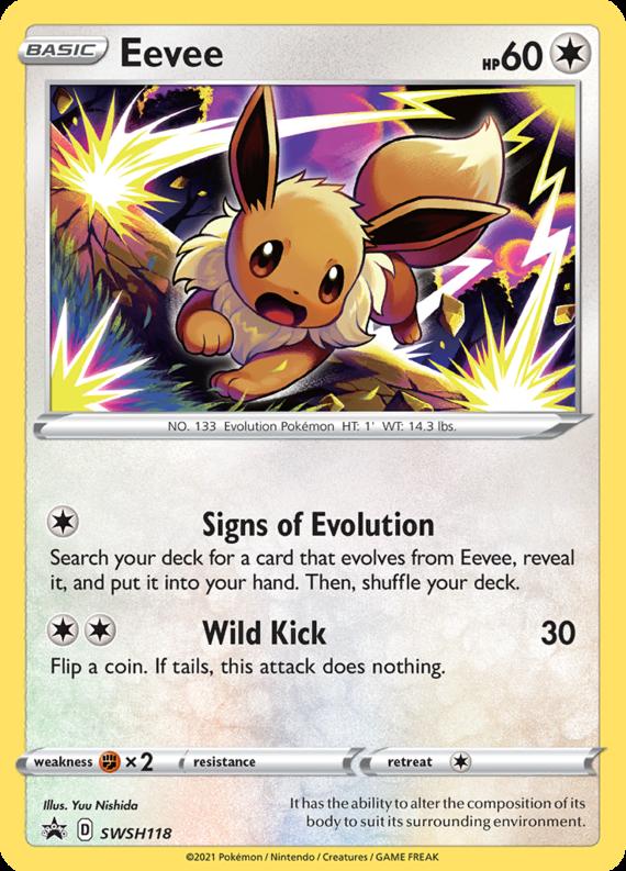 Image of Eevee Sword and Shield Promos #SWSH118