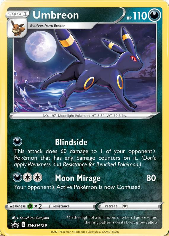 Image of Umbreon Sword and Shield Promos #SWSH129