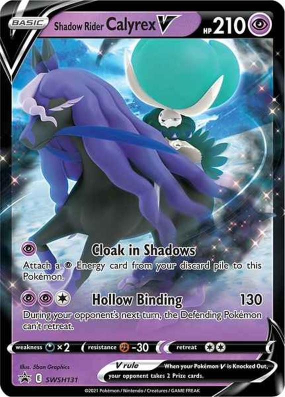 Image of Shadow Rider Calyrex V Sword and Shield Promos #SWSH131