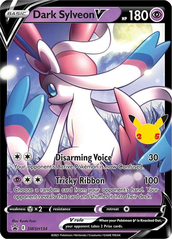 Image of Dark Sylveon V Sword and Shield Promos #SWSH134