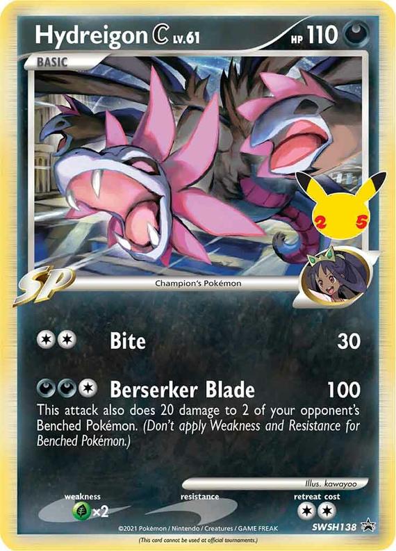 Image of Hydreigon C Sword and Shield Promos #SWSH138