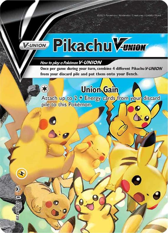 Image of Pikachu V-UNION Sword and Shield Promos #SWSH139